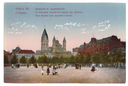 KÖLN - Neumarkt M. Apostelkirche (carte Animée) - Koeln