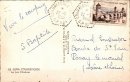 N°1883 W -cachet Hexagonal Pointillé -Champagnole 1956- - 1921-1960: Moderne