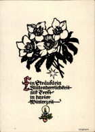 Scherenschnitt Artiste CPA Plischke, G., Blühende Blumen - Autres & Non Classés