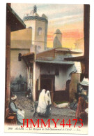 CPA - ALGER - La Mosquée De Sidi-Mohammed-el-Chérif ( Rue Bien Animée ) N° 308 - L L - Algiers