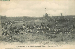 38* CHAMBARAND Champ De Tir  - Repos      MA101,0519 - Manoeuvres