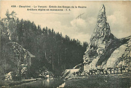 38* GORGES DE BOURNE Artille Alpine Manuvre     MA101,0492 - Manoeuvres