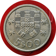 Monnaie Portugal - 1974 - 5 Escudos - Portugal