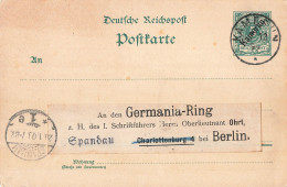 Colonie Allemande Deutsches Reich Kolonien Kamerun Postkarte Départ 1899 Cameroun Entier Postal Ganzsache - Camerun