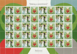 2007 Gibraltar - YouStamps© - Generic Label Sheet  "Making A Commitment" : 20 X E - MNH - Gibilterra