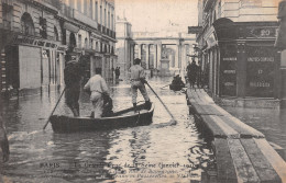 75-PARIS CRUE 1910 BAS DE LA RUE DE BOURGOGNE-N°T1071-C/0127 - Überschwemmung 1910
