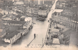 75-PARIS CRUE DE LA SEINE 1910 LA TOUR DE L HORLOGE -N°T1071-C/0107 - Überschwemmung 1910