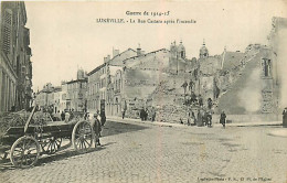 54* LUNEVILLE Ruines Rue Castara  WW1       MA102,0501 - Guerra 1914-18