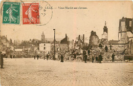 59* LILLE Ruines   Marche Aux Chevaux  WW1        MA102,1036 - Guerra 1914-18