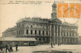 59* CAMBRAI Ruines Mairie WW1       MA102,1027 - Guerra 1914-18