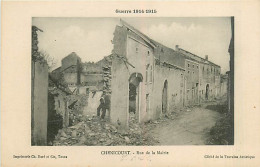 54* CHENICOURT Ruines Rue De La Mairie         MA102,0632 - Guerra 1914-18
