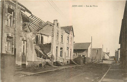 54* JARNY GARE  Ruines Rue De L Yron WW1       MA102,0622 - Guerra 1914-18