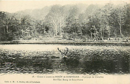 60* COMPIEGNE Chasse A Courre  Bat L Eau Etang St Pierre MA102,1245 - Caccia