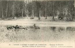 60* COMPIEGNE Chasse A Courre  Bat L Eau  St Pierre MA102,1221 - Caza