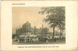 78* ST GERMAIN EN LAYE  Chateau ( Dessin) MA104,0892 - St. Germain En Laye (Château)