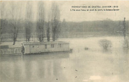 78* CHATOU Crue 1910   Bateau Lavoir  MA104,0644 - Chatou