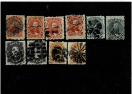 BRASILE ,10 Pezzi Usati Con Ripetizioni ,qualita Discreta - Used Stamps