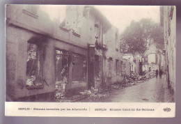 60 - GUERRE 14/18 - SENLIS - MAISONS INCENDIÉES -  - Senlis