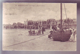 62 - BERCK - PLAGE A MARÉE HAUTE - ANIMÉE -  - Berck