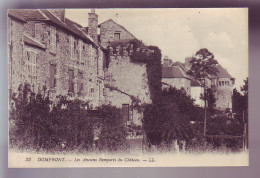 61 - DOMFRONT - VUE GÉNÉRALE DU CHATEAU - LOT DE DEUX CPA -  - Domfront