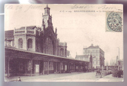 62 - BOULOGNE-sur-MER - LA GARE CENTRALE - ANIMÉE -  - Boulogne Sur Mer