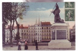 64 - BAYONNE - PLACE DU CARDINAL LAVIGERIE - COLORISÉE - ANIMÉE -  - Bayonne