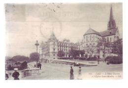 64 - PAU - HÔTEL GASSION ET ÉGLISE SAINT-MARTIN - ANIMÉE -  - Pau