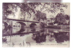 72 - PONTLIEUE - PONT ET BORDS DE L'HUISNE -  - Le Mans