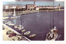 13 - LA CIOTAT - VUE GÉNÉRALE - LE PORT - AUTOMOBILE - COLORISÉE -  - La Ciotat