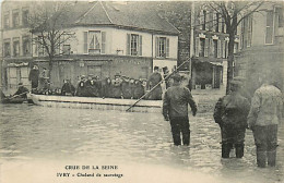 94* IVRY Crue  Chaland Sauvetage    MA106,0735 - Ivry Sur Seine
