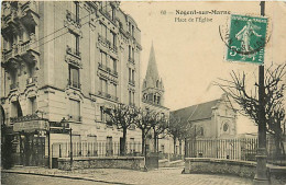 94* NOGENT SUR MARNE  Place Eglise    MA106,0731 - Nogent Sur Marne