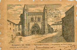 84* AVIGNON  En 1830      Eglise St  Pierre  MA107,0524 - Avignon