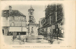 89* VILLENEUVE SUR YONNE Fontaine      MA107,1290 - Villeneuve-sur-Yonne