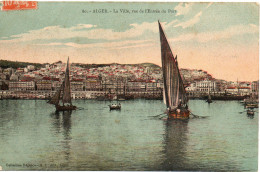ALGERIE ALGER - 80 - La Ville Vue De L'Entrée Du Port - Collection Régence  E.L. édit. Alger (Leroux) - Algiers