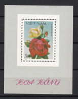 Feuillet Neuf** MNH 1987 Viêt-Nam Vietnam  Flore : Roses Mi:VN BL59, Sn:VN 1830, Yt:VN BF39 - Vietnam