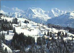 11712900 Waldegg Beatenberg Mit Schreckhorn Eiger Moench Jungfrau Beatenberg - Autres & Non Classés