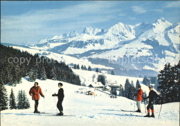 11712890 Ottenleuebad Panorama Skifahrer Guggisberg - Autres & Non Classés