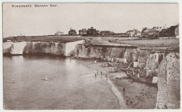 GB UK ENGLAND GREAT BRITAIN Beach Cliffs Botany Bay KINGSGATE Kent Photochrom Postcard 1926 Pmk 1/2d Stamps - Sonstige & Ohne Zuordnung