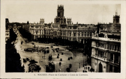CPA Madrid, Spanien, Plaza De Castelar Und Casa De Correos - Madrid