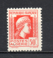 ALGERIE N° 211 NEUF SANS CHARNIERE COTE  0.35€           MARIANNE D'ALGER - Ungebraucht