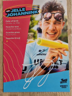 Card Jelle Johannink - Team Tour De Tietema-Unibet - 2024 - Cycling - Cyclisme - Ciclismo - Wielrennen - Wielrennen