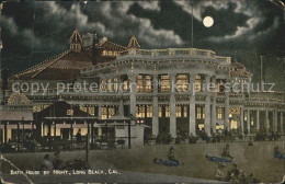 11712661 Long_Beach_California Bath House By Night At Moonlight - Otros & Sin Clasificación