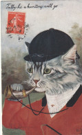 ILLUSTRAT. G.L.BARNES. CHAT COR DE CHASSE  R.TUCK N°9477. - Chats