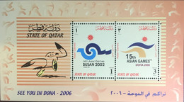 Qatar 2002 Asian Games Minisheet MNH - Qatar