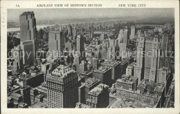 11712572 New_York_City Airplane View Of Midtown Section Skyscraper - Andere & Zonder Classificatie