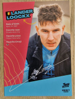 Card Lander Loockx - Team Tour De Tietema-Unibet - 2024 - Cycling - Cyclisme - Ciclismo - Wielrennen - Wielrennen