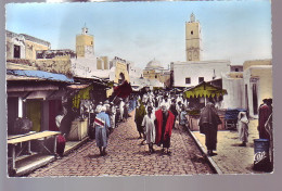 - KAIROUAN - UNE RUE ANIMÉE - COLORISÉE - - Tunesien