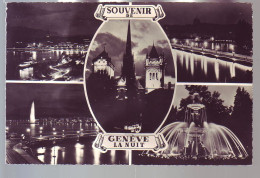 - GENEVE - MULTIVUES SOUVENIR - LA NUIT - - Andere & Zonder Classificatie