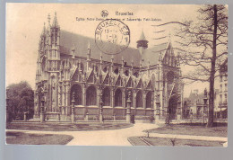 - BRUXELLES - ÉGLISE NOTRE DAME ET SQUARE PETIT-SABLON - - Bauwerke, Gebäude