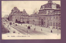 75 - PARIS - ÉCOLE MILITAIRE - ANIMÉE - - Education, Schools And Universities